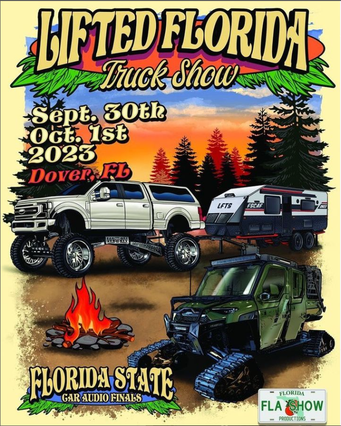 LIFTED FLORIDA TRUCK SHOW, SEP 30TH & OCT1ST, 2023